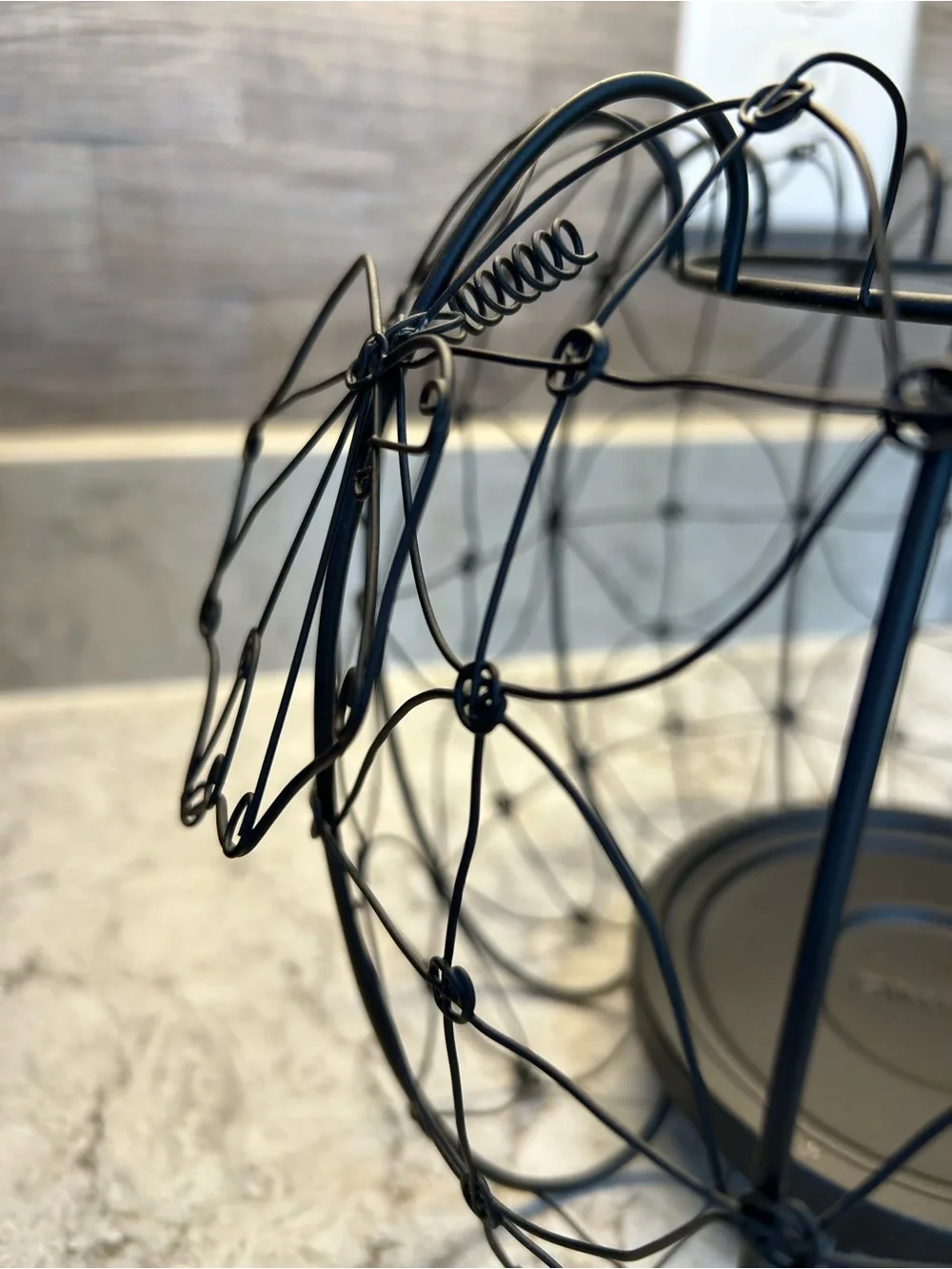PartyLite wire pumpkin